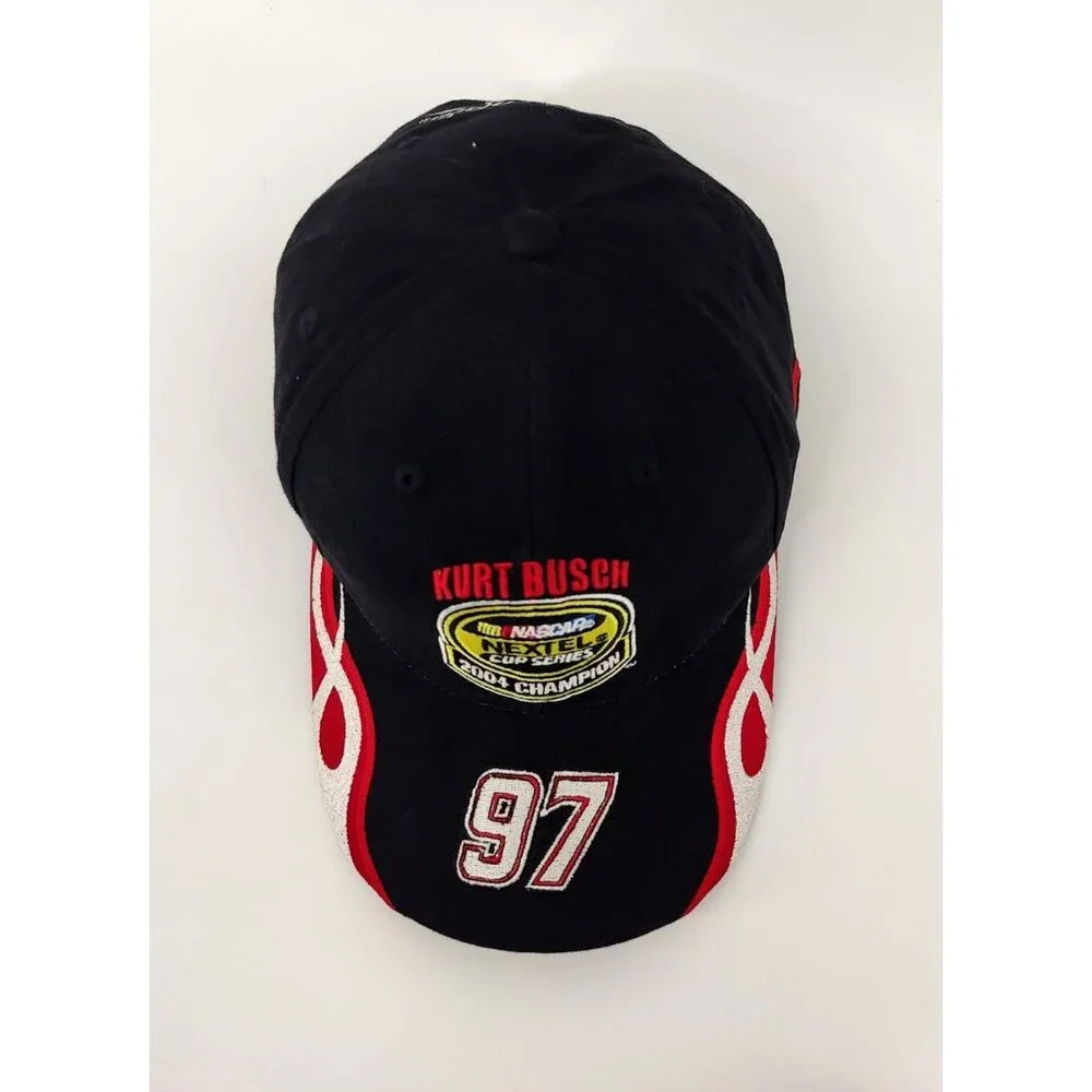 New Kurt Bush 97 Nascar Nextel Cup Series 2004 Champion Chase Sharpie Hat